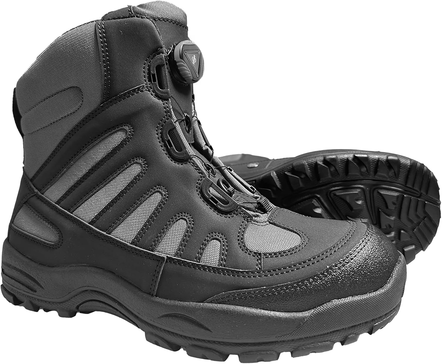 Wading Boots for Men&Women Anti-Slip Rubber Sole with Rotating buckle Lacing System for Fishing
