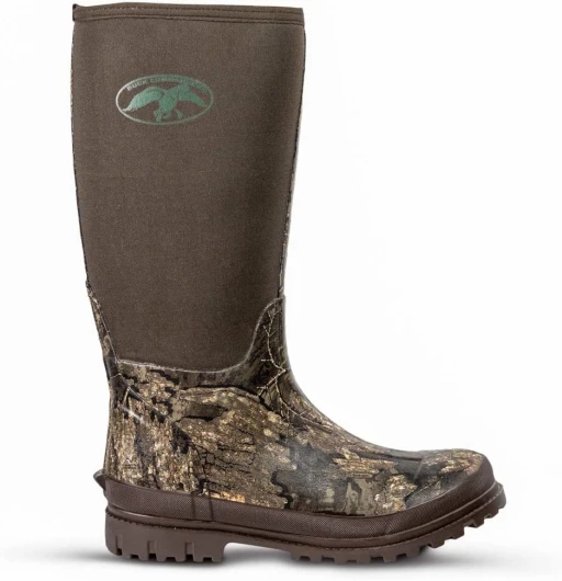 Duck Commander Rubber Men’s Hunting Boot, Durable Neoprene Lightweight Waterproof High Traction Boots for Men 11 Canteen/Realtree Timber