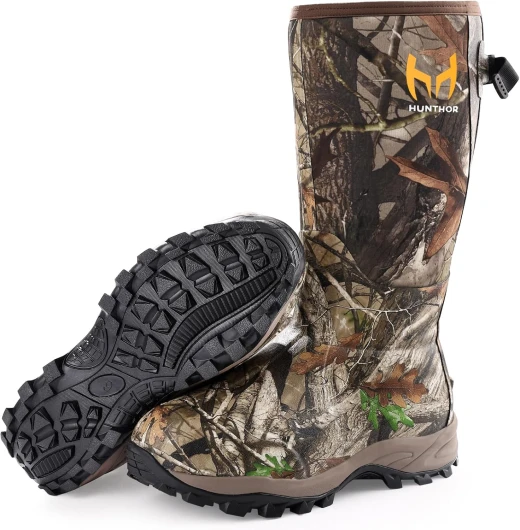 Hunting Boots for Men, Waterproof Insulated 6mm Neoprene Rubber Boots for Hunting and Outdoor Activities (Camo) 7 Next Camo G2