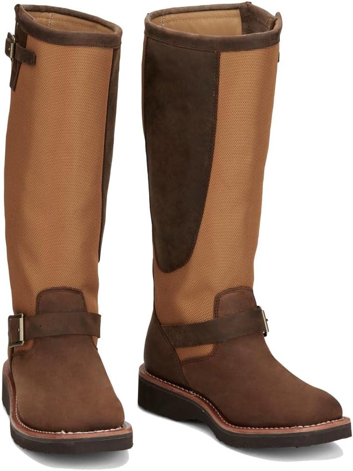 Cottonwood 15" Women's Snake Boot - Durable Outdoor Protection, Vibram Robinson Gumlite Outsole for All Terrains 7.5 Hickory Brown