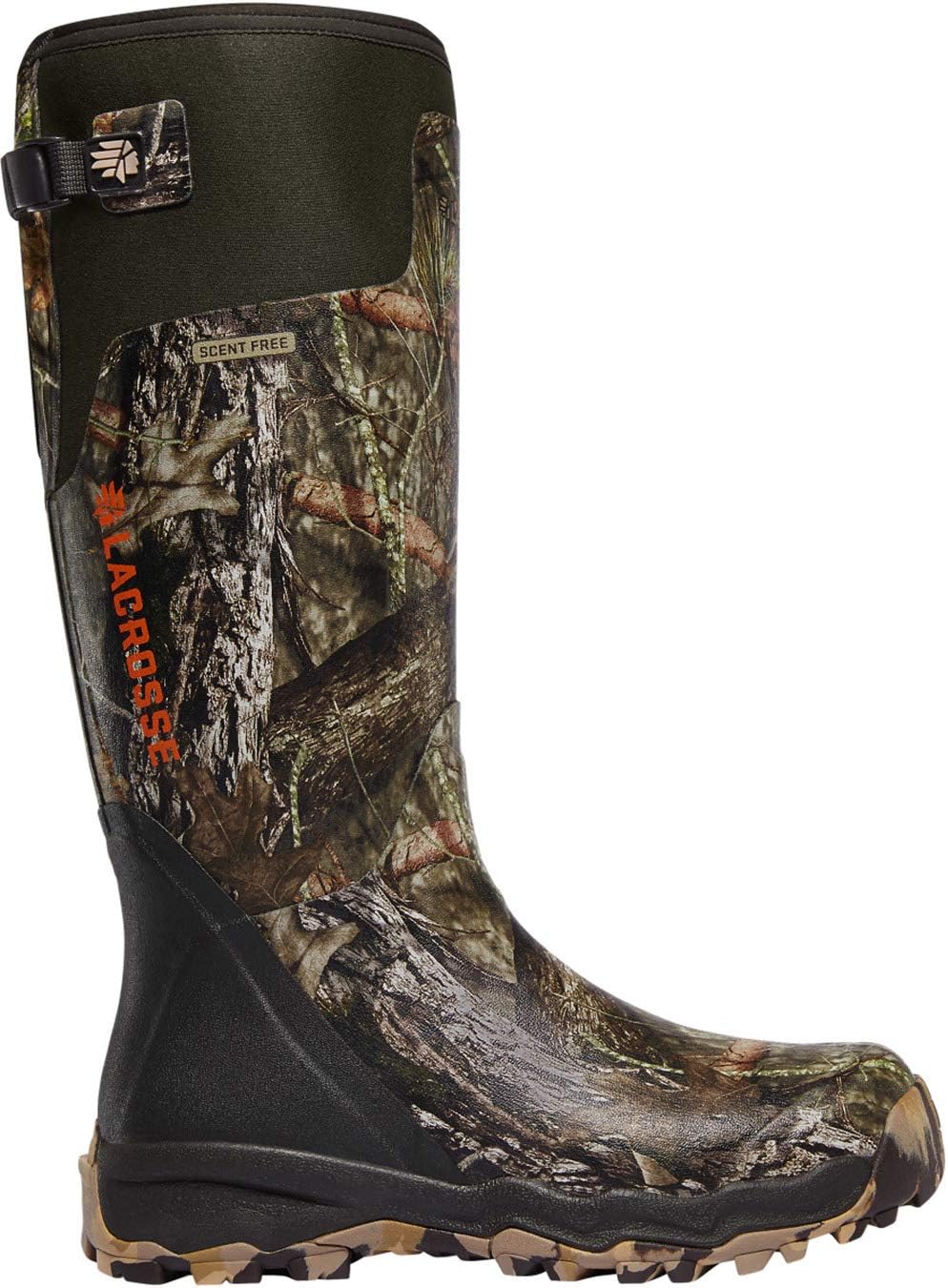 Alphaburly Pro 18" Hunting Boots for Men Featuring Waterproof Rubber, Adjustable Gusset, and EVA Footbed