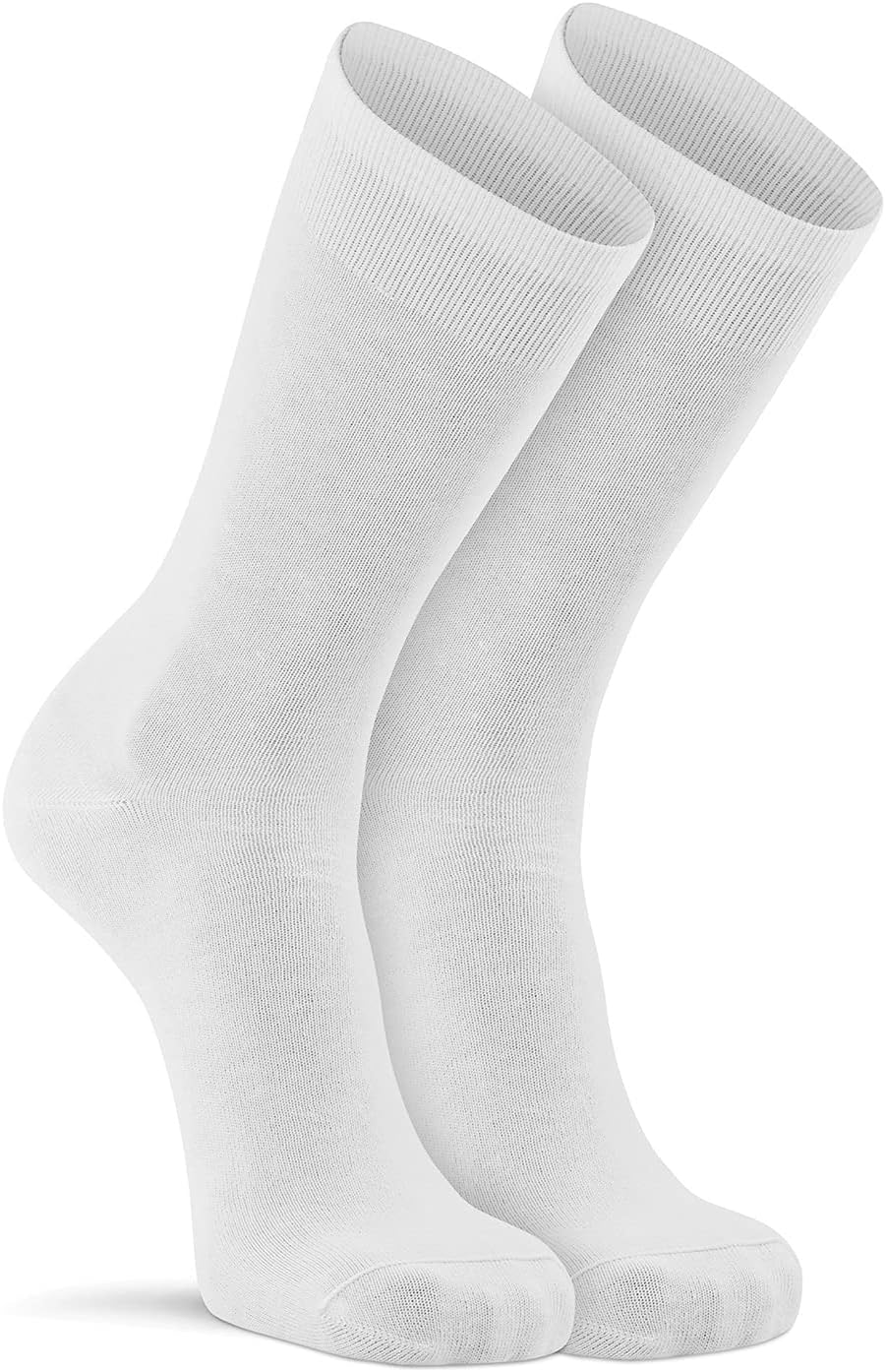 FoxRiver Men's Dry Therm-a-Wick Ultra-Lightweight Liner Crew Socks Large White