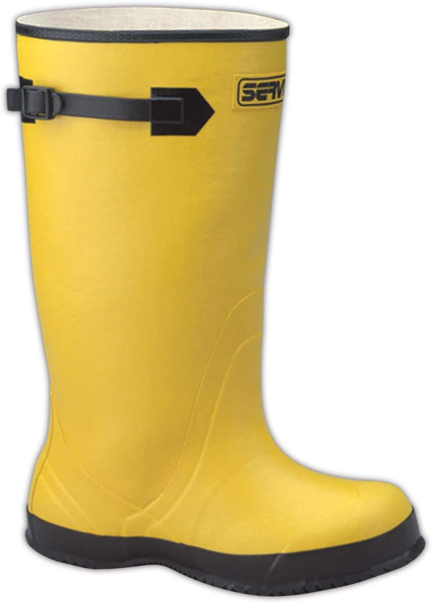 Ranger 18" Oversized Men's Rubber Overboots, Yellow (A380) 9