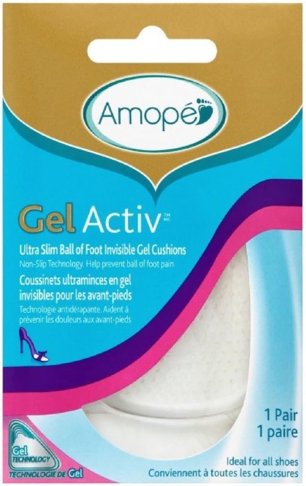 GelActiv Ultra Slim Ball of Foot Insoles for Women, 1 pair, Size 5-10
