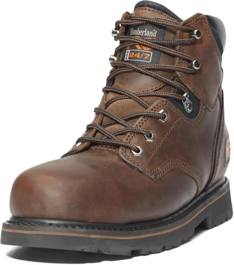 Men's Pit Boss Steel Toe Boot 10.5 Brown-2024 New