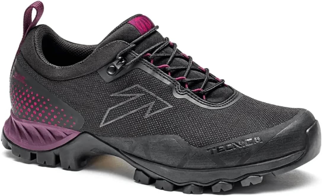 Tecnica Plasma S GTX Women's Hiking Shoe, Laguna, 9.5 (Black/Deep Fiori, US Footwear Size System, Adult, Women, Numeric, Medium, 6.5)