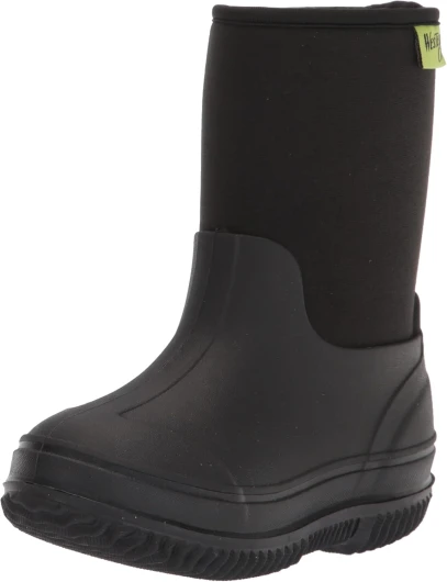 Kids Freestyle Neoprene Outdoor Boot, Lightweight, Kid Friendly for Boys and Girls Waterproof Boot for Rain, Mud, Cold Weather, Snow 11 Little Kid Black