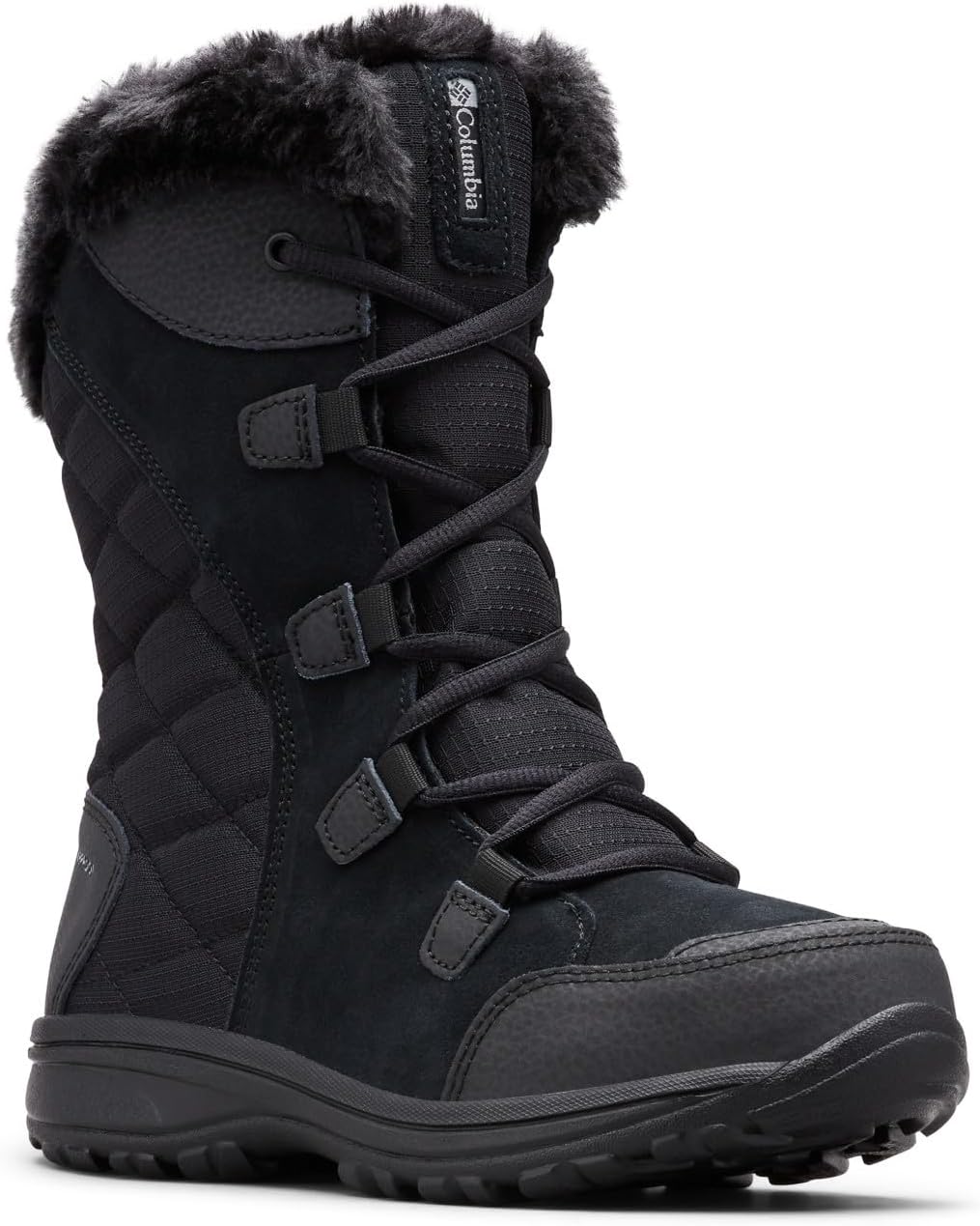 Women's Ice Maiden II Snow Boots 8.5 Black/Columbia Grey
