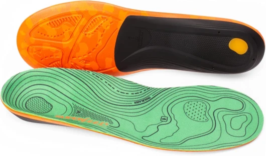 Hike Support Insoles - Trim-to-Fit Comfort Carbon Fiber Orthotic Inserts for Hiking Boots or Shoes - Professional Grade - 9.5-11 Men, 10.5-12 Women Pine Men: 9.5 - 11 / Women: 10.5 - 12