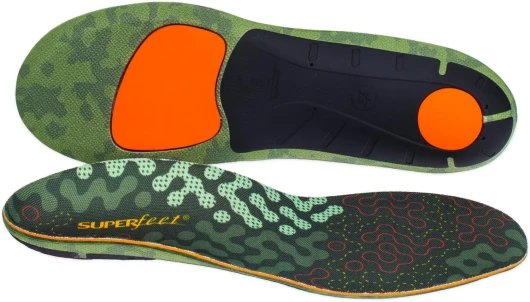Hike Cushion Insoles - Trim-to-Fit Flexible Arch Support Inserts for Hiking Boots or Shoes - Professional Grade - 9.5-11 Men / 10.5-12 Women Men 9.5-11 / Women 10.5-12