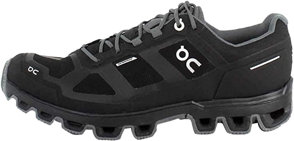 ON Running Mens Cloudventure Peak Textile Synthetic Trainers 9 Black/Graphit