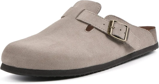 Women's Bari Clog 7 Taupe/Suede