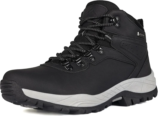 CC-Los Women's Hiking Boots Waterproof Outdoor Trekking Camping Trail Hiking Shoes Size 5.5-10 7 Black