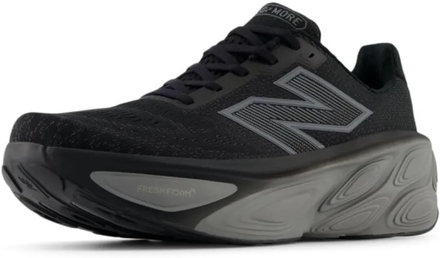 Mens Fresh Foam X More V5 9.5 Black/Linen/Silver Metallic