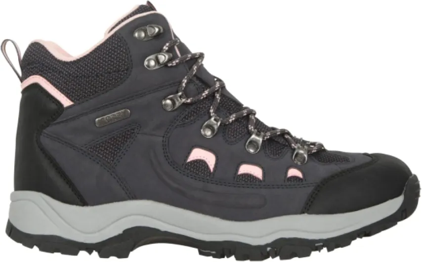 Adventurer Womens Boots - Waterproof Rain Boots, Synthetic & Textile Walking Shoes - For Spring Summer, Hiking & Trekking 6 UK Dark Purple