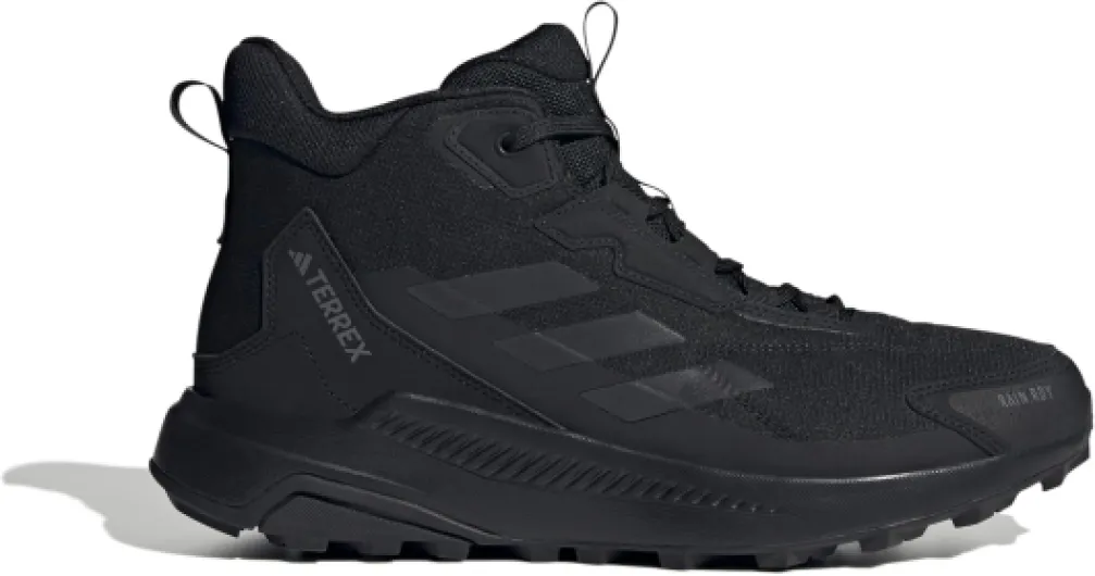 Men's Terrex Anylander Mid RAIN.RDY Hiking Shoes 8.5 UK Core Black Core Black Grey Four