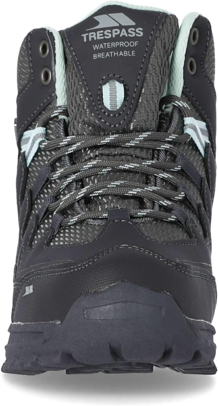 Womens Walking Boots Mitzi - Mid-Cut, Waterproof, Breathable Membrane, Ankle Supportive, Cushioned Collar and Tongue, Protective Toe and Heel Guard Iron 6 UK