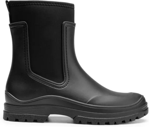 Wellington Boots Women, Waterproof Rain Boots, Outdoor and Hiking Boots, Garden Boots, Comfortable Chelsea Boots 6 UK Black