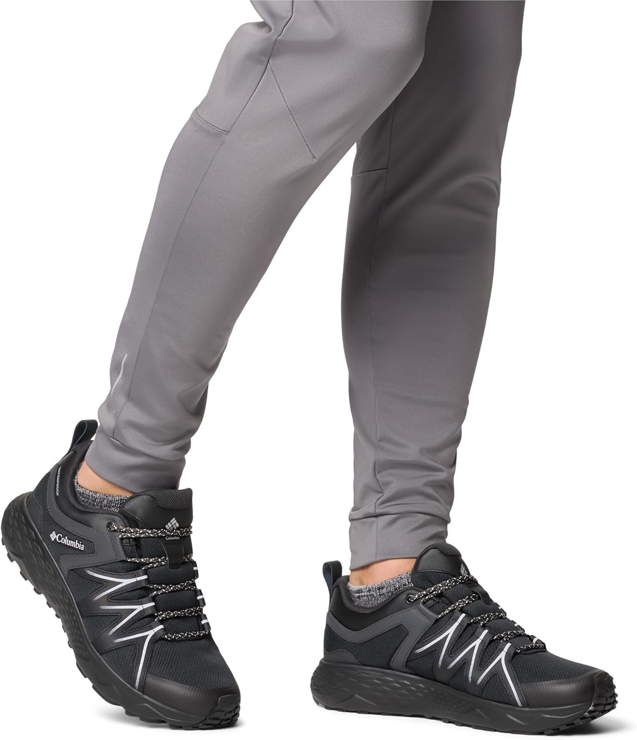 Men's Peakfreak Roam Waterproof Low Rise Trekking and Hiking Shoes 9 UK Black Silver Grey