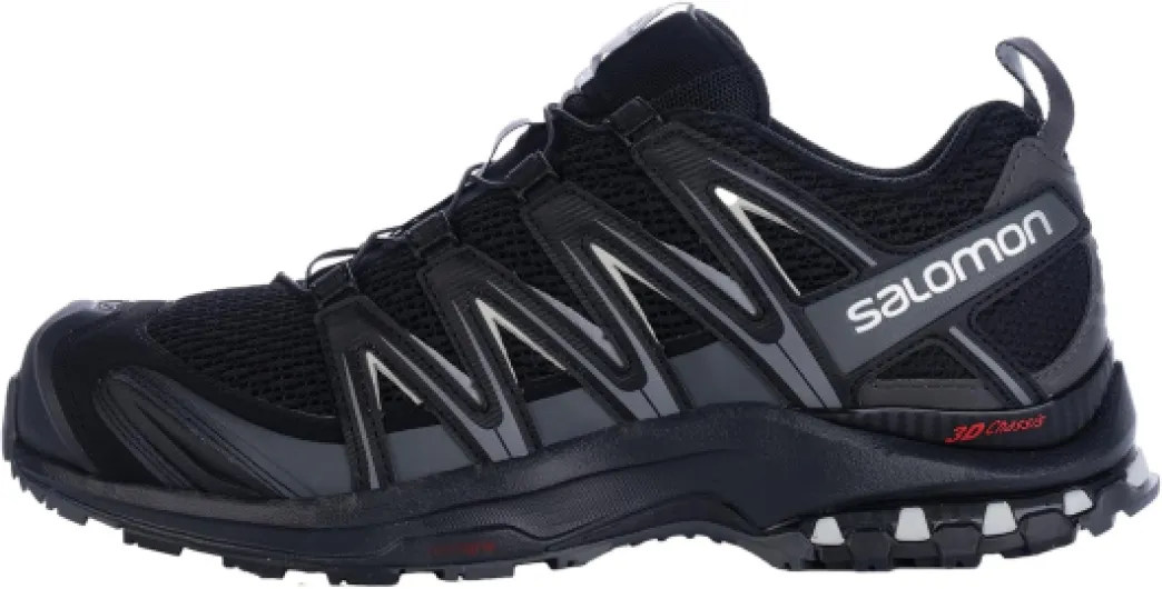 Men's Xa Pro 3dTrail Running Shoes 9 UK Black Magnet Quiet Shade