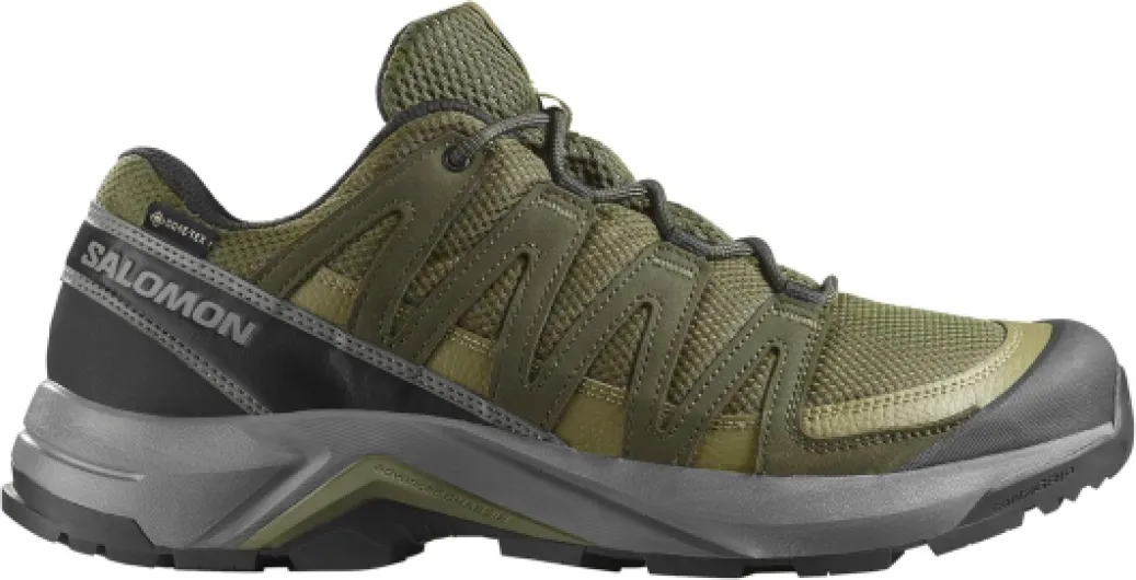 Mens X-Adventure Recon Gore Tex, Versatile Hiking Shoes for Comfort, Perfect For Hiking Boots & Trail Running For Outdoors Adventures 6.5 11 UK Olive Night Martini Olive Pewter