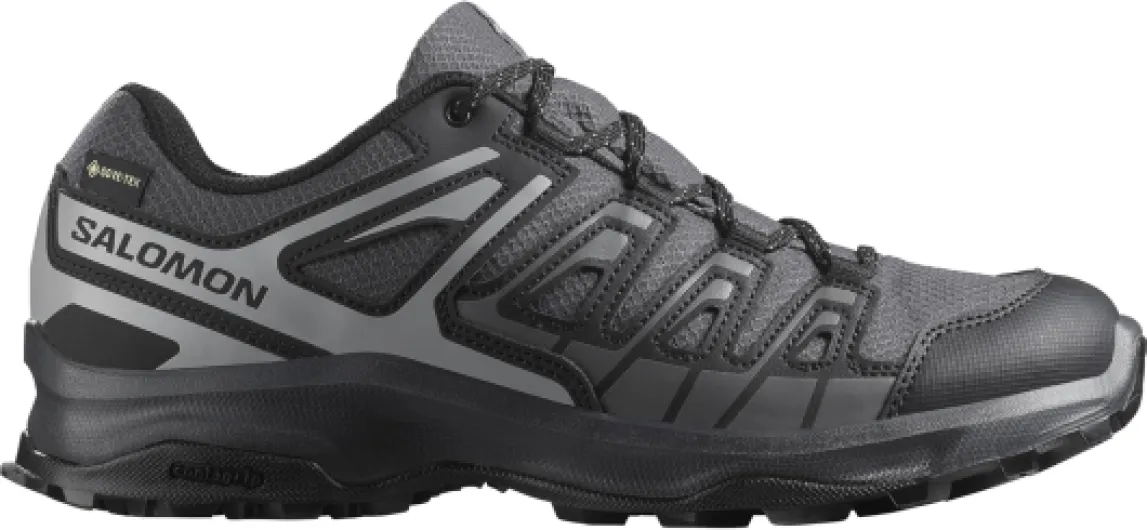 Extegra Gore-TEX, Herren vielseitige wasserdichte wanderschuhe für Komfort, Gut für Wanderungen und bei Outdoor-Abenteuern 9 UK Asphalt Black Castlerock