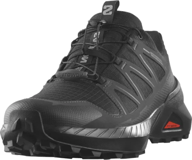Speedcross Peak ClimaSALOMON Waterproof Men's Trail Running Shoes, Precise fit, All-terrain protection and Active grip 9 UK Black Black Phantom