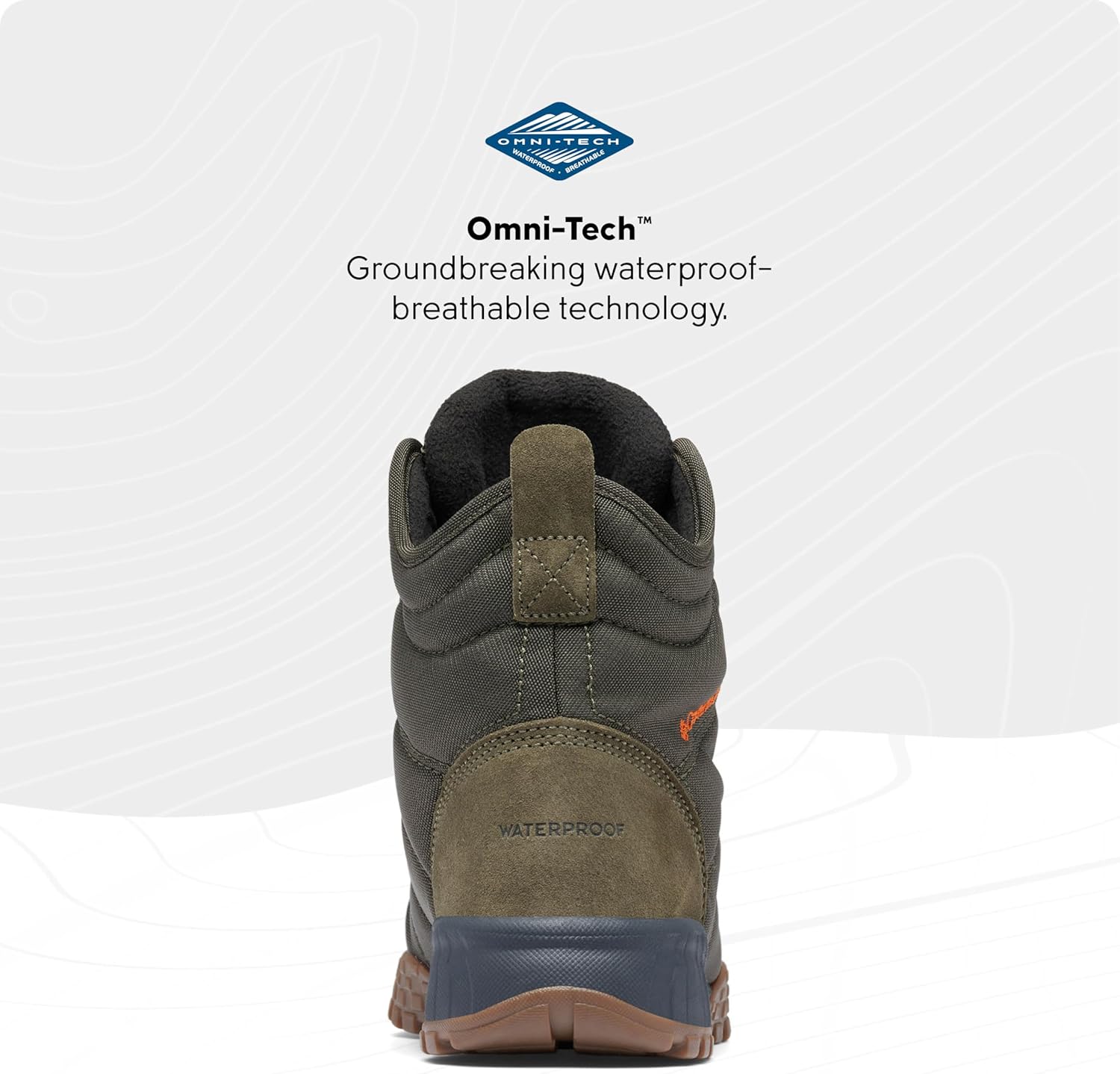 Men's FAIRBANKS OMNI-HEAT Hiking Shoe Deep Olive Desert Sun 8 UK