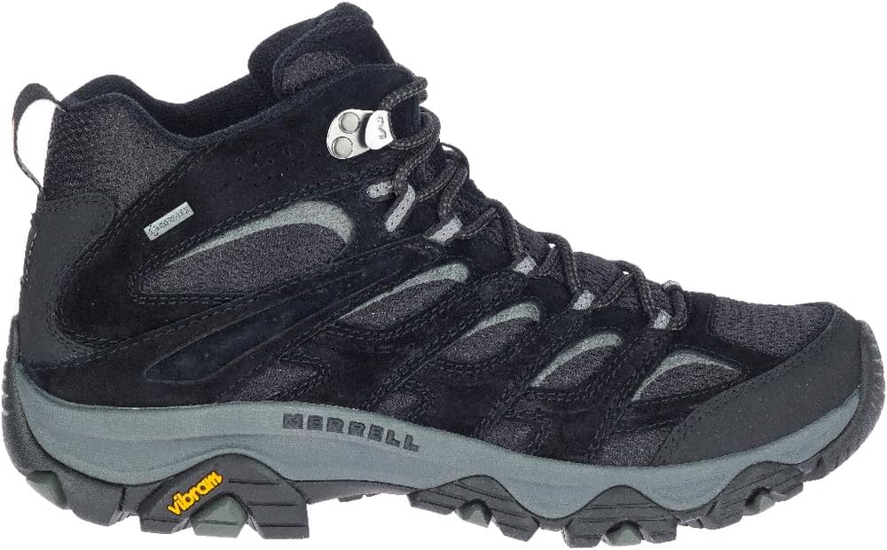 Men's Moab 3 Mid GtxHiking Shoe 10 UK Black Grey