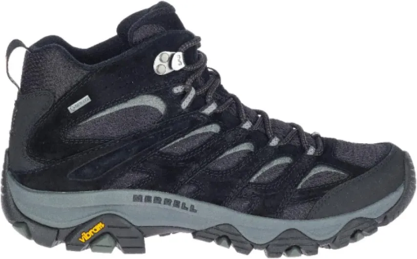 Men's Moab 3 Mid GtxHiking Shoe 10 UK Black Grey