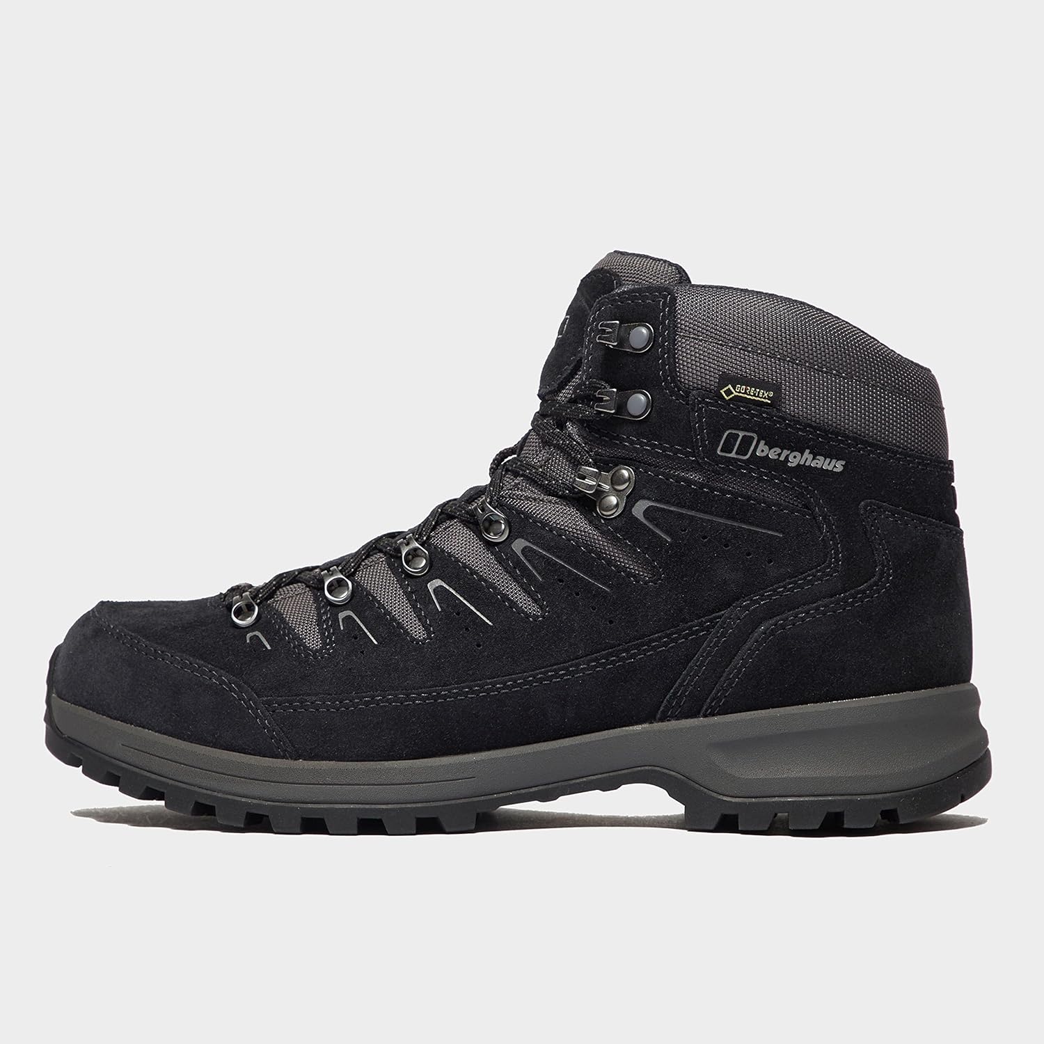 Mens 2024 Expeditor Ridge 2.0 Lightweight Leather Hiking Boots 12 UK Navy Grey