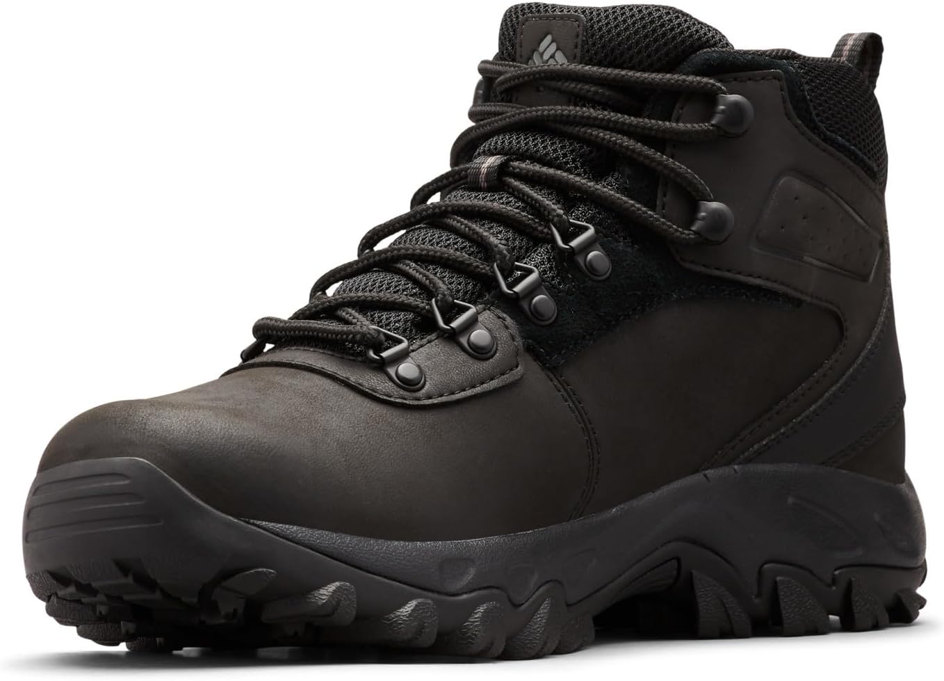 Men's Newton Ridge Plus II Waterproof Mid Rise Trekking And Hiking Boots 8 UK Black Black 011