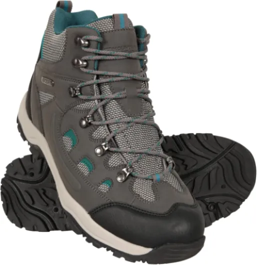 Adventurer Womens Waterproof Walking Boots - Ladies Rain Boots - Walking 6 UK Dark Grey
